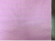 Poplin din Bumbac Roz cu Buline Galben Mustar